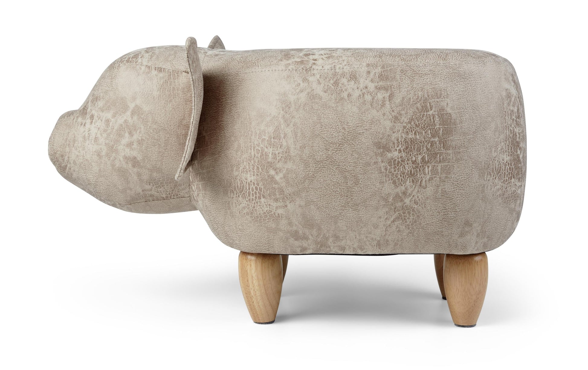 Zoosy Kinderstuhl Schwein – 66 × 34 × 36 cm – Schaumstoff & Textil – Grau