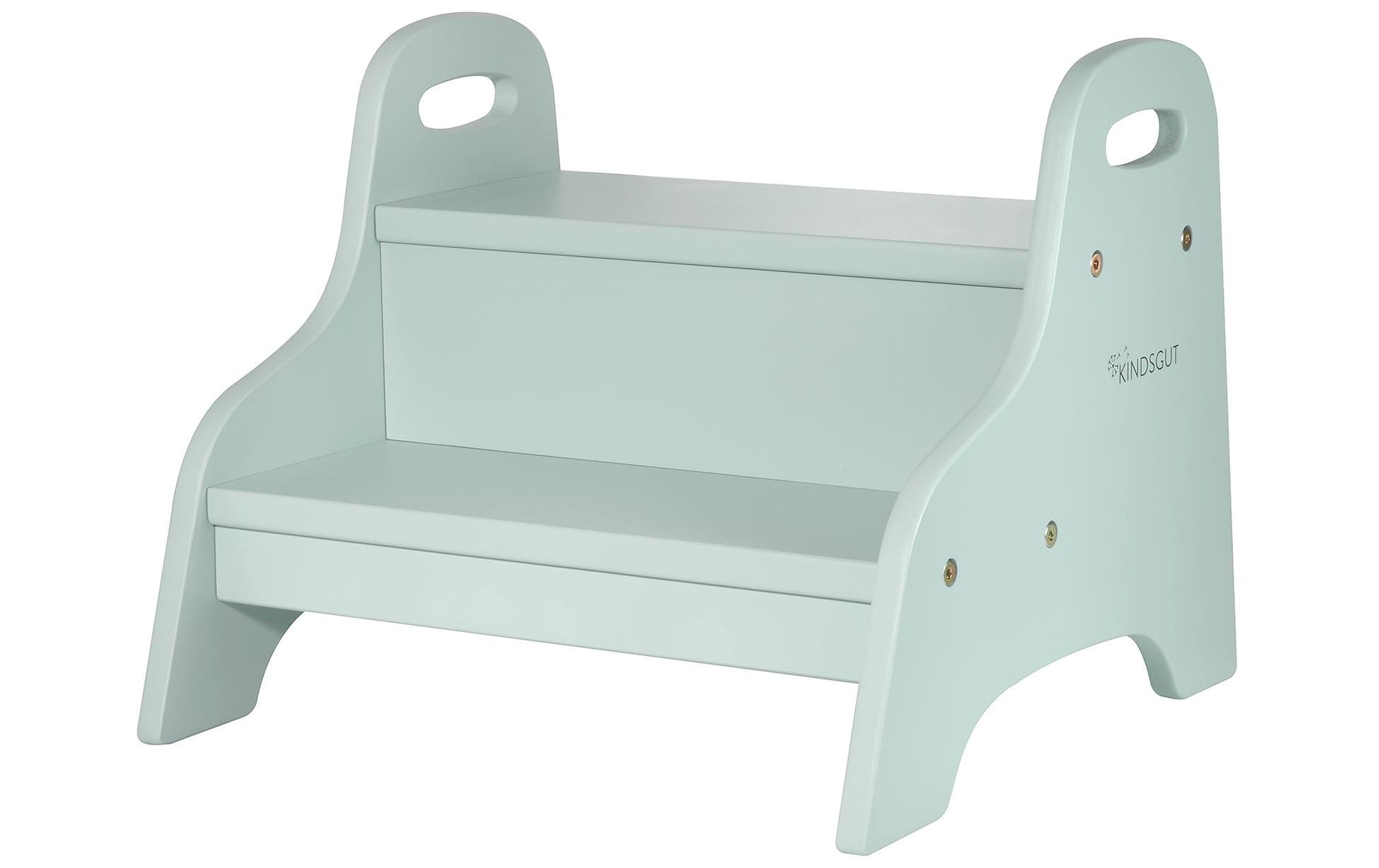 Kindsgut ST00042017N Trittschemel – Holz – Aqua, zweistufig, bis 50 kg