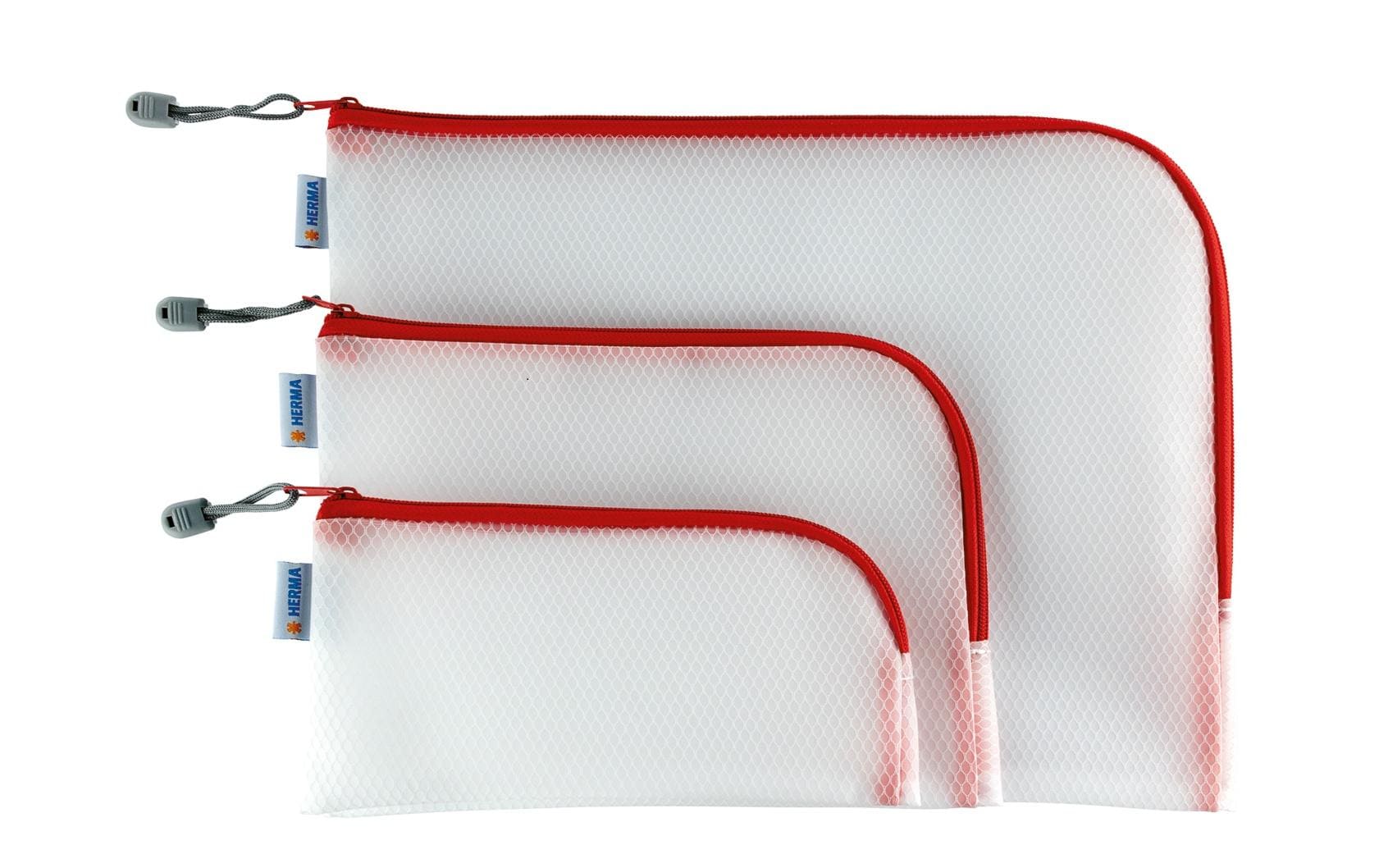 HERMA Etui – rot – Kunststoff – 23,0 × 11,0 × 0,7 cm