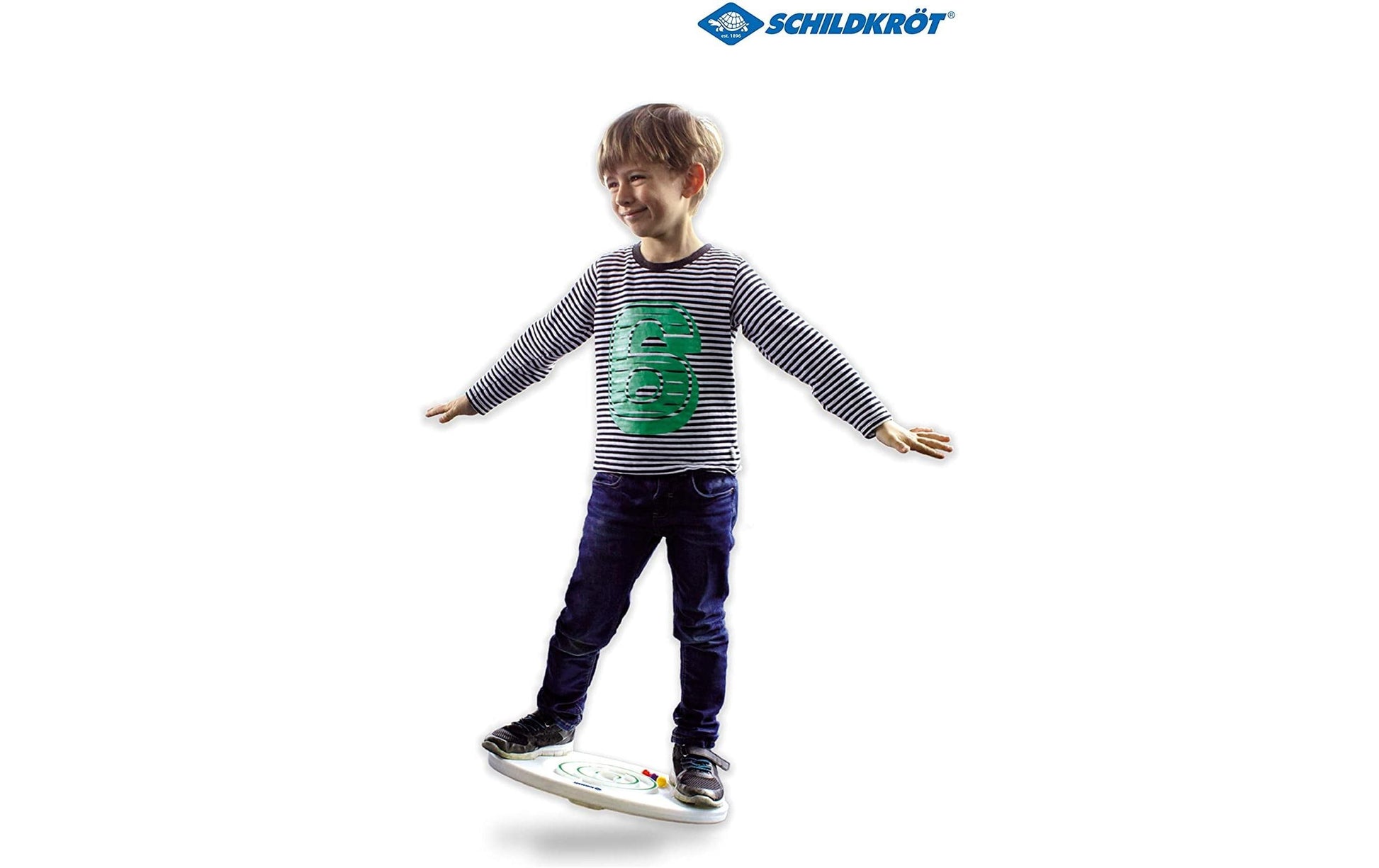 Schildkröt Funsports Balance Board – 45,0 × 30,0 cm – ab 4 J. – weiss