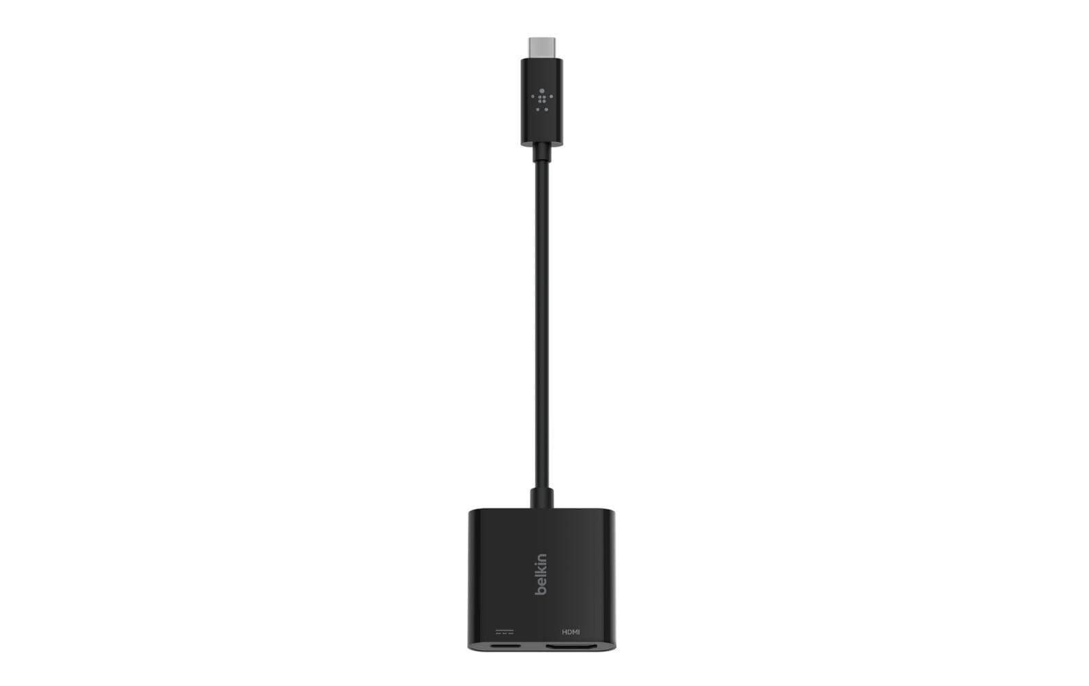 Belkin AVC002BTBK USB-C zu HDMI Adapter – 4K (3840 × 2160), 0,06 m, PD 60 W