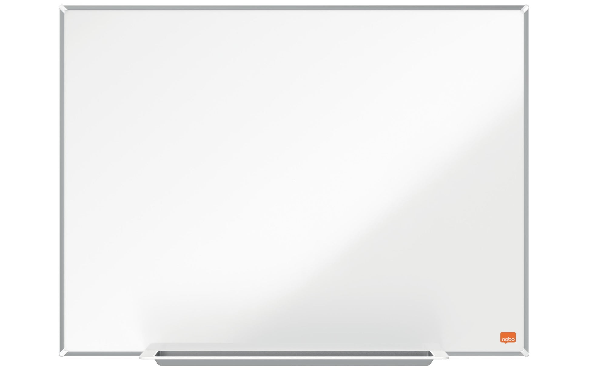 Nobo Whiteboard – 120 × 90 cm, Emaille, magnetisch, Aluminiumrahmen, Wandmontage