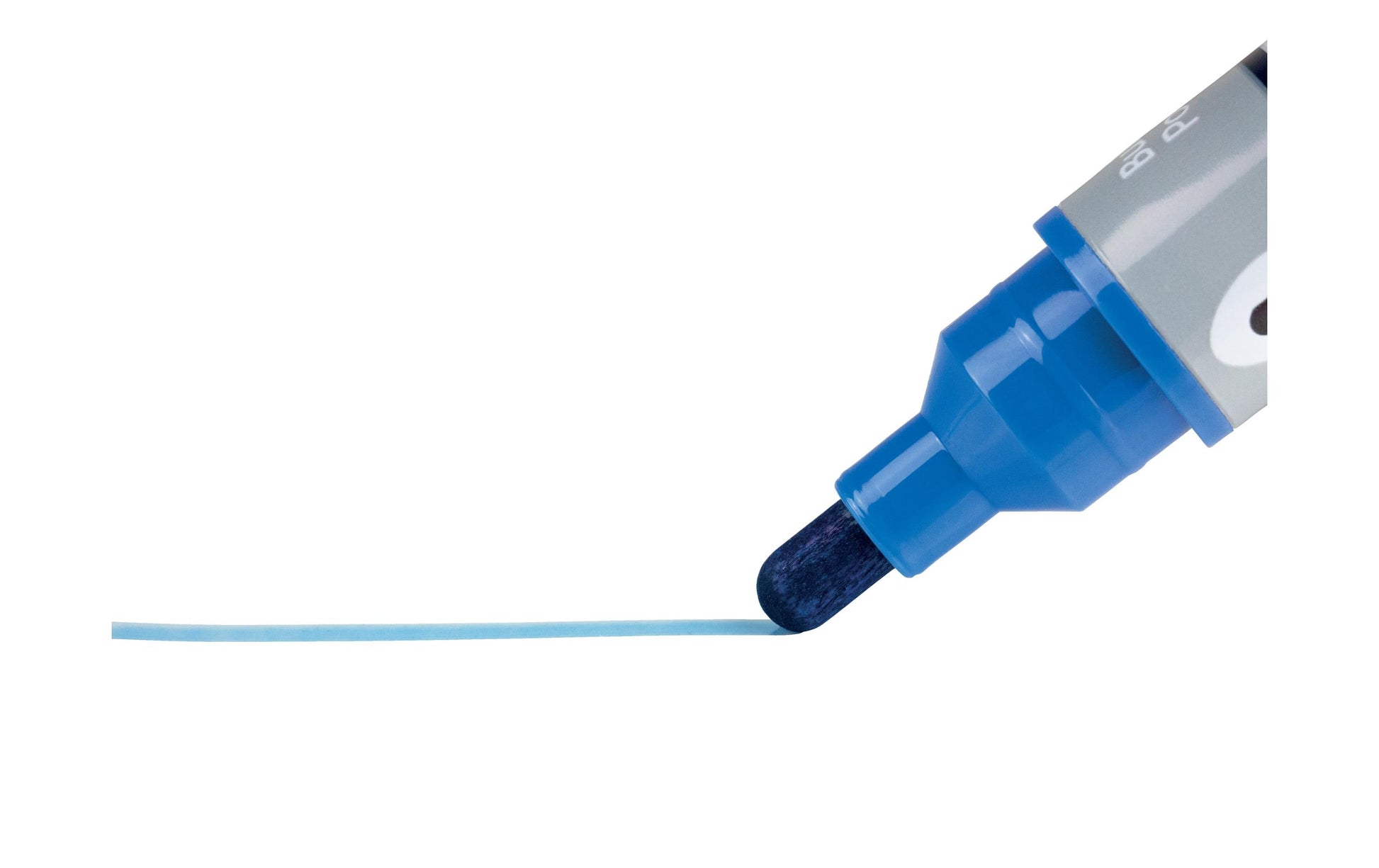 Nobo Whiteboard-Marker – Rundspitze 3 mm, Blau, 10 Stk., Trocken abwischbar, Nachfüllbar – Für Emaille