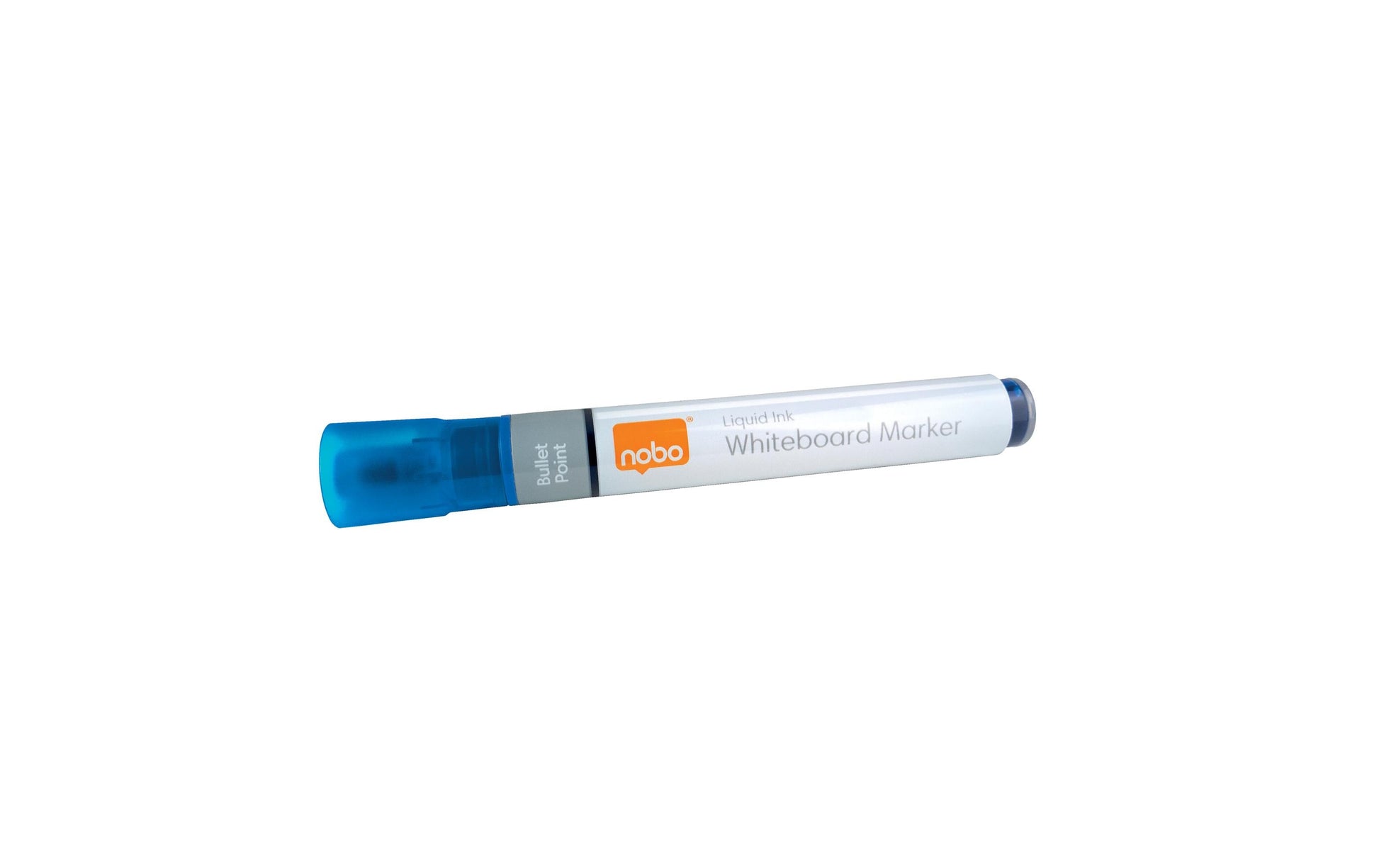 Nobo Whiteboard-Marker – Rundspitze 3 mm, Blau, 10 Stk., Trocken abwischbar, Nachfüllbar – Für Emaille