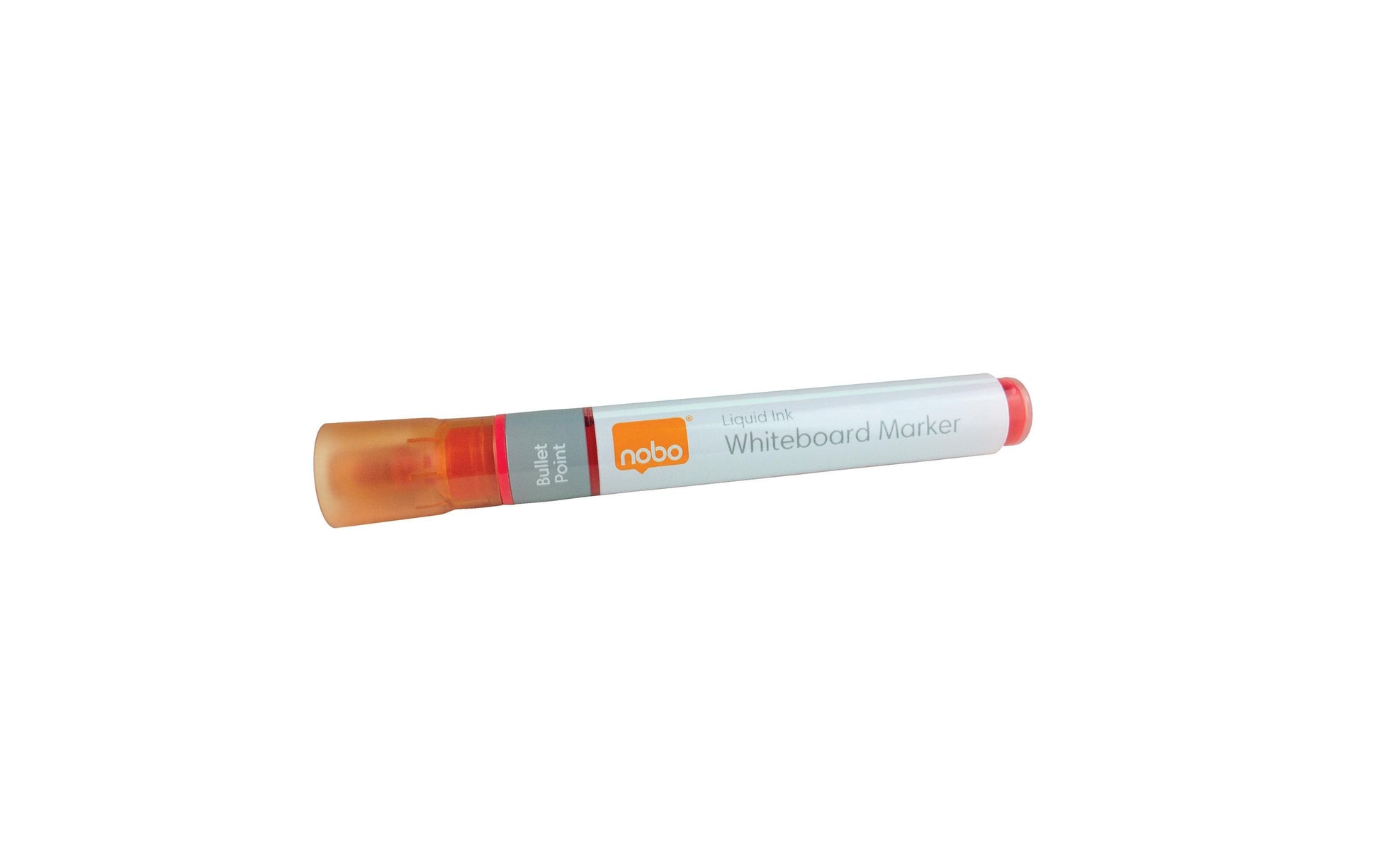 Nobo Board-Marker Flüssigtinte – Rundspitze 3 mm – Rot – 10er-Set – trocken abwischbar