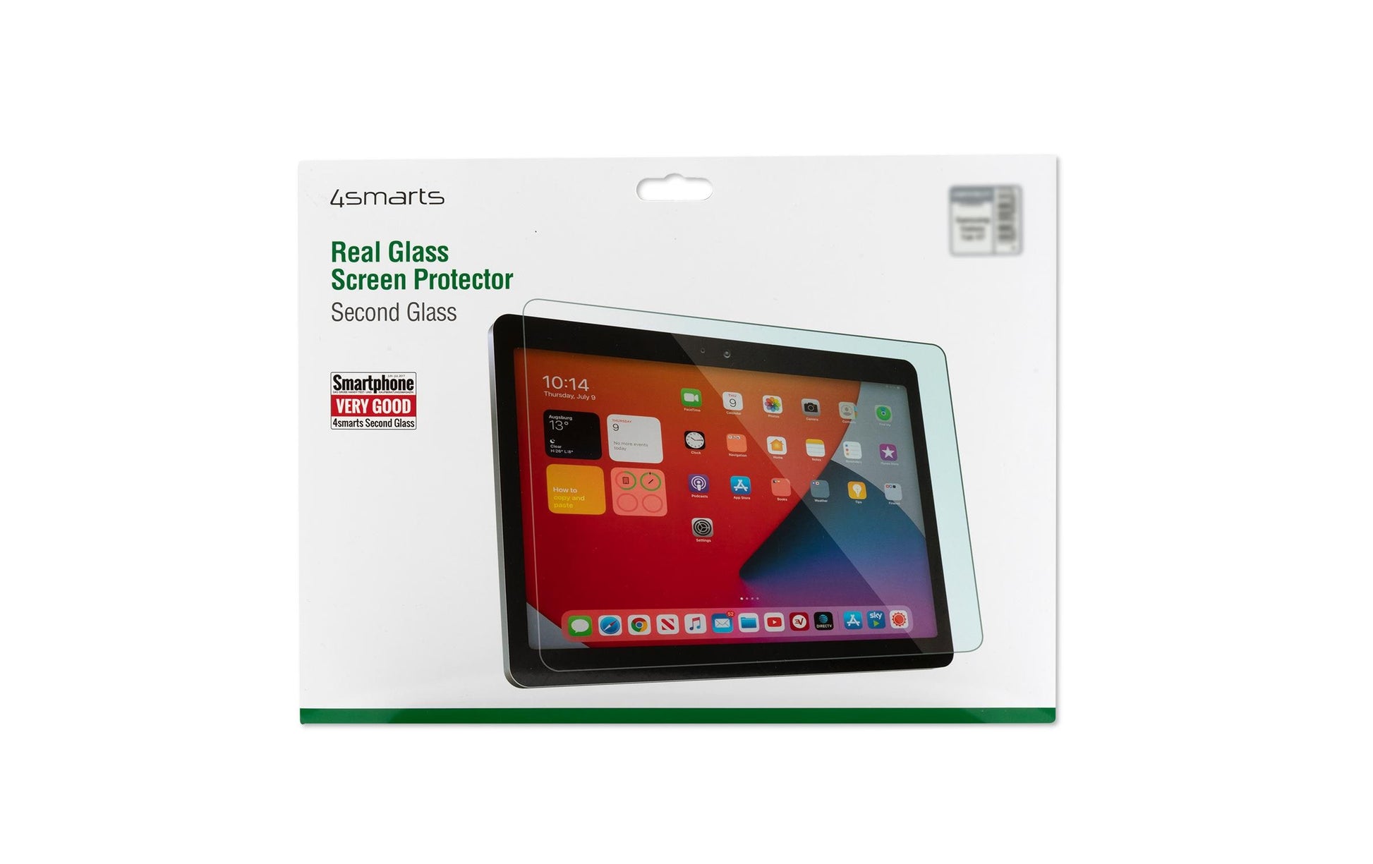 4smarts Panzerglas für Samsung Galaxy Tab Active 3 8" – fettabweisend