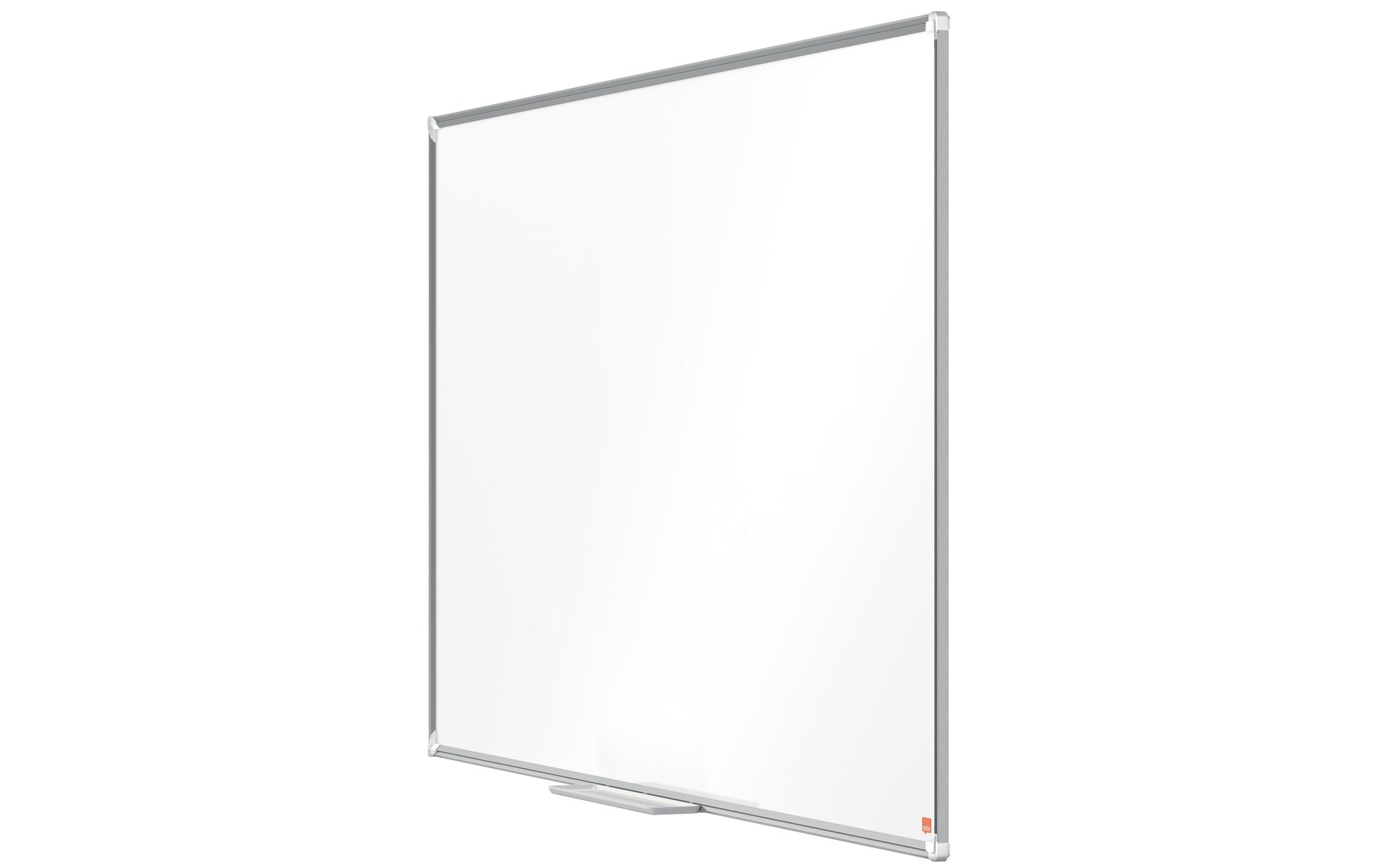 Nobo Whiteboard – 155 × 87 cm, Emaille, Aluminiumrahmen, Wandmontage, inkl. Stiftablage