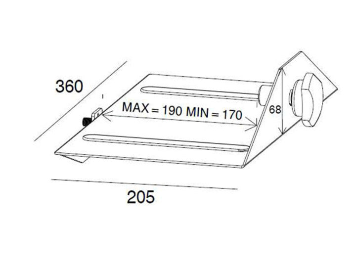 Multibrackets Zubehör: CPU-Halter – für M Serie, silber