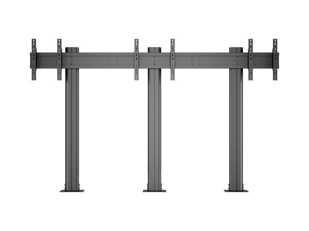 Multibrackets Videowand-Stand, für 3 Displays, höhenverstellbar, VESA 800×400, bis 120 kg, für 70"
