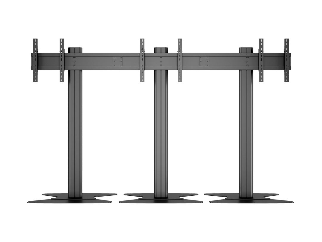 Multibrackets Videowand-Stand, für 3 Displays, höhenverstellbar, VESA 800×400, bis 120 kg, für 70"