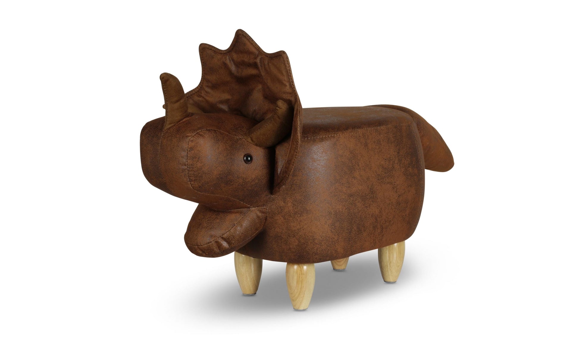 Zoosy Dino Kinder-Bürostuhl – Schaumstoff/Textil – Braun, Dinosaurier
