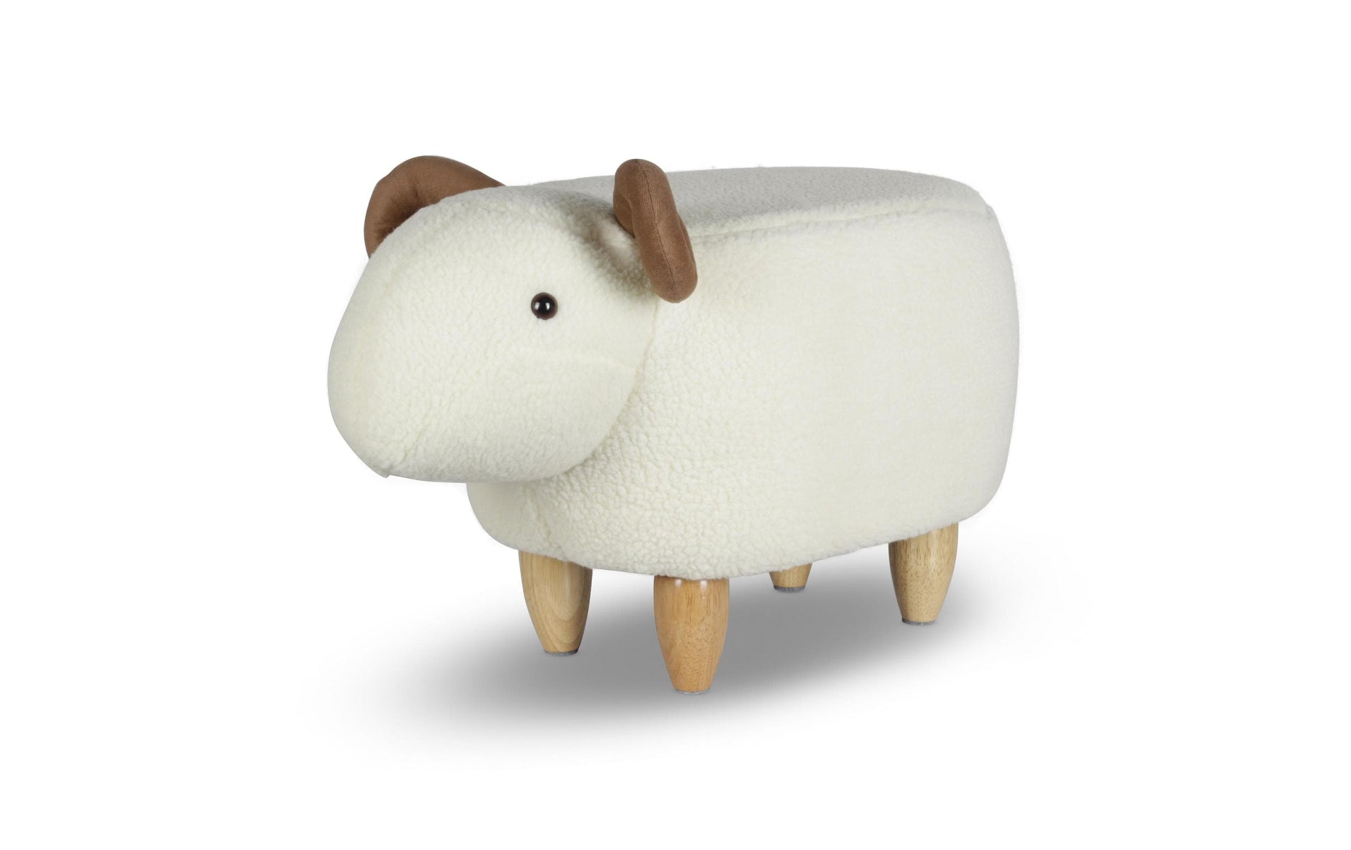 Zoosy Schaf Kinder-Bürostuhl – Schaumstoff/Textil – Weiss, Tiermotiv