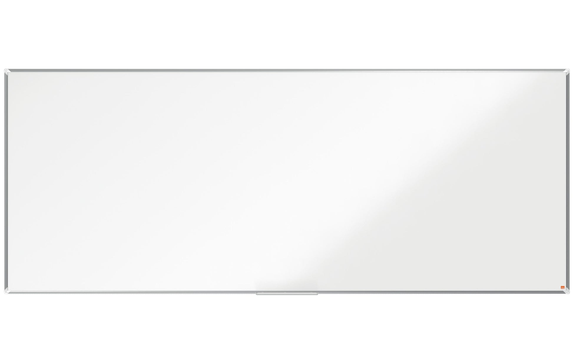 Nobo Whiteboard – 300 × 120 cm, Emaille, Aluminiumrahmen, Wandmontage, inkl. Stiftablage