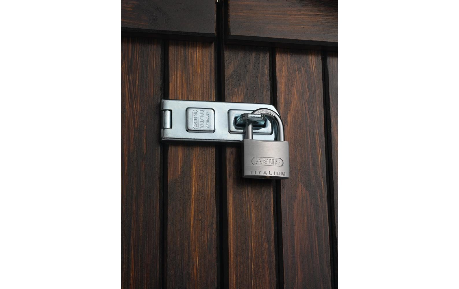 ABUS 64TI/30 Mechanisches Vorhängeschloss – Aluminium, Bügel 17×16 mm, Ø5 mm