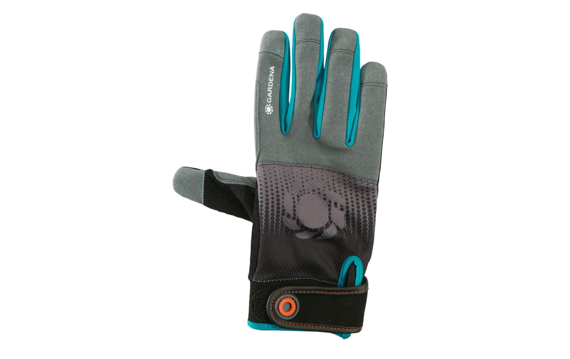 Gardena Gerätehandschuh – XL – Polyester/PU, Schwarz/Türkis, rutschfest