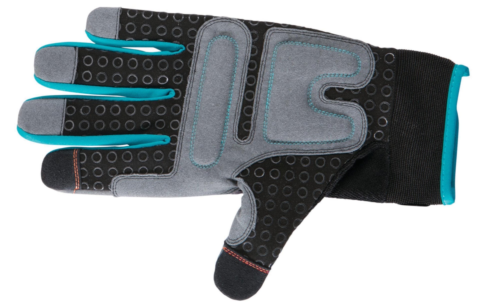 Gardena Gerätehandschuh – XL – Polyester/PU, Schwarz/Türkis, rutschfest