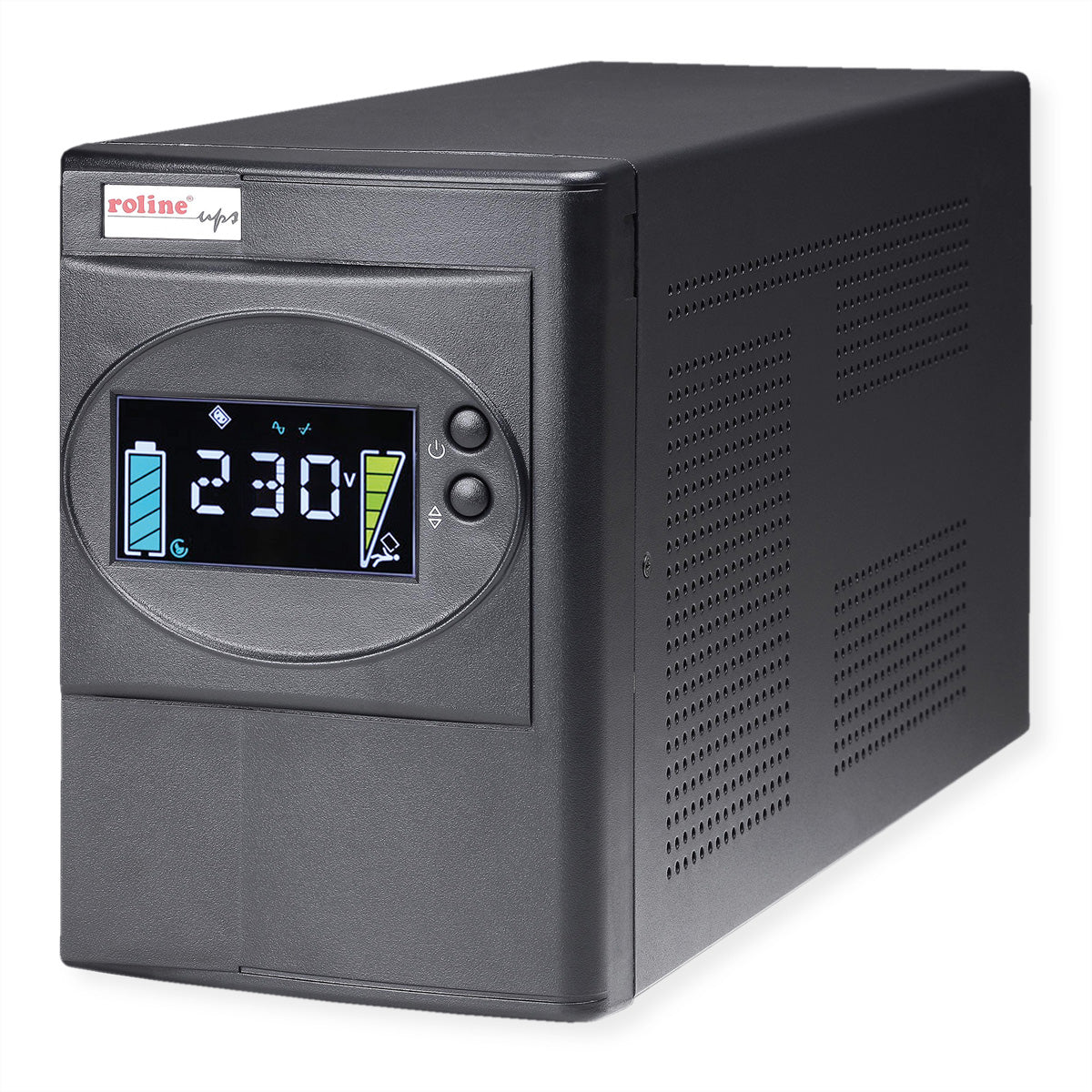 ROLINE LineSecure III 1500 USV 1,5 kVA/1200 W Line-Interaktiv – Tower – C13×8, Eingang IEC C14 – Schwarz