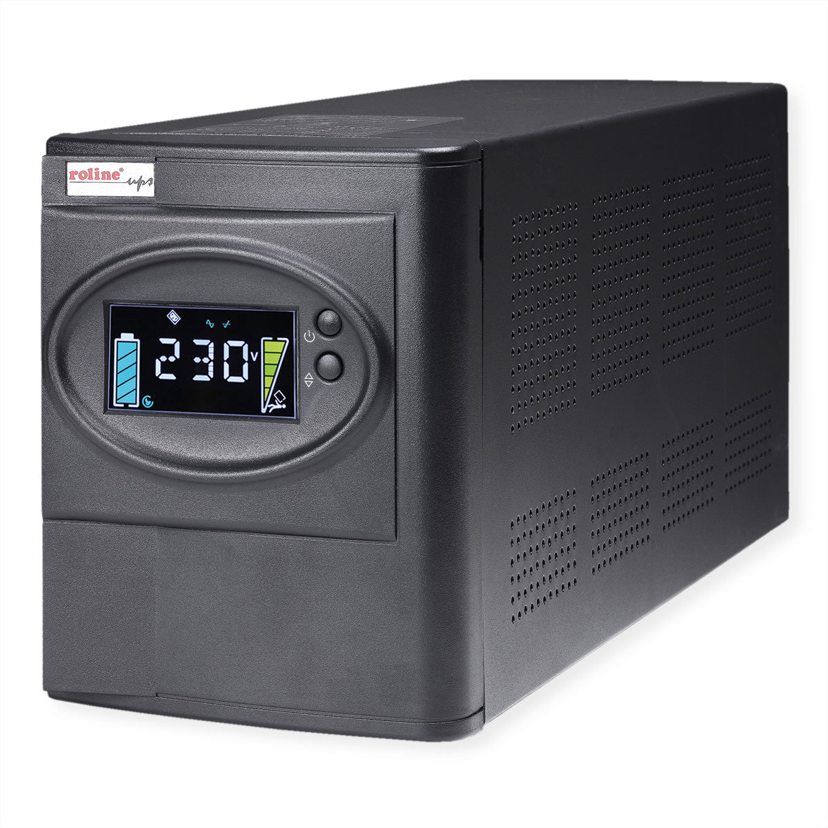 ROLINE LineSecure III 1000 USV 1 kVA/800 W Line-Interaktiv – Tower – C13×8, Eingang IEC C14 – Schwarz