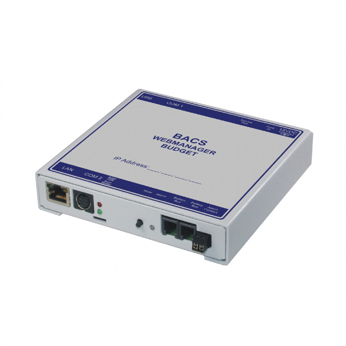 GENEREX BACS Webmanager B4 12V – USV-Zubehör – für BACS-Systeme, Grau, 40×70×135 mm