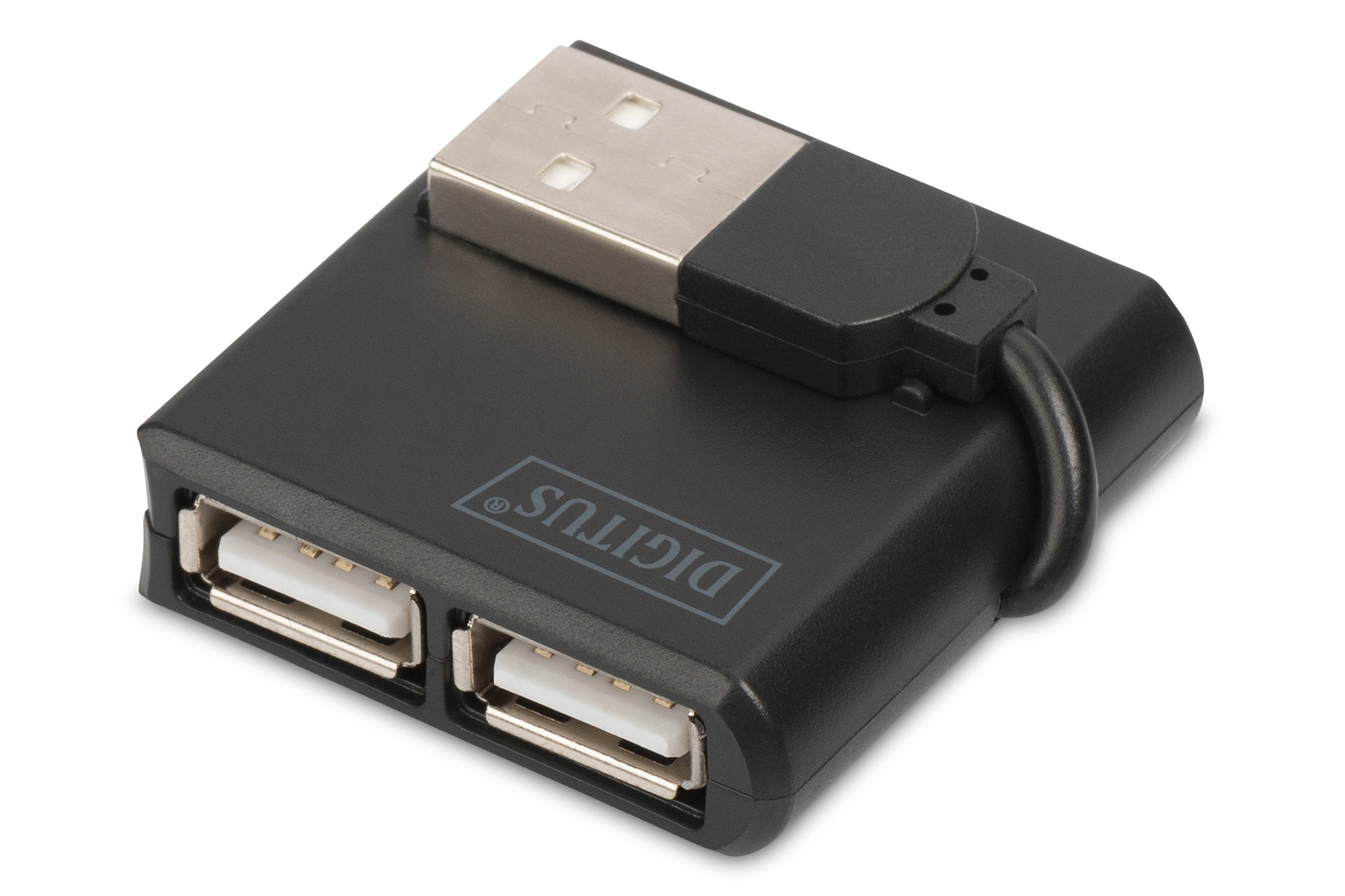 Digitus DA-70217 USB-Hub – USB 2.0, 4× USB-A, für Windows