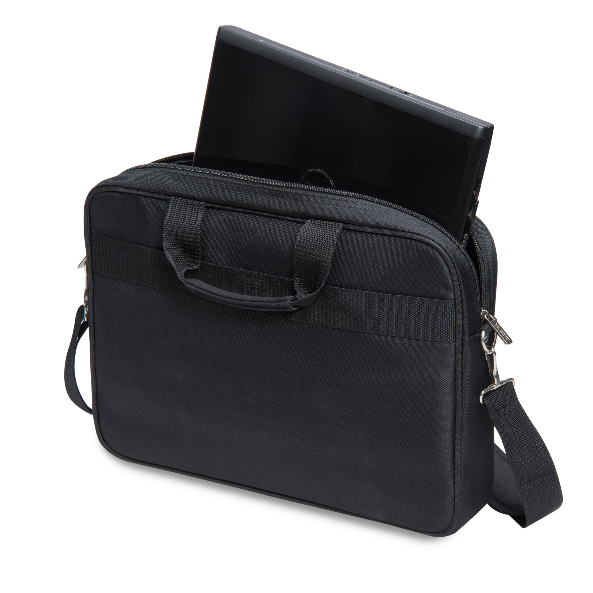 DICOTA Notebook-Tasche 15,6" – Integriertes Zubehörfach, inkl. Maus – Schwarz