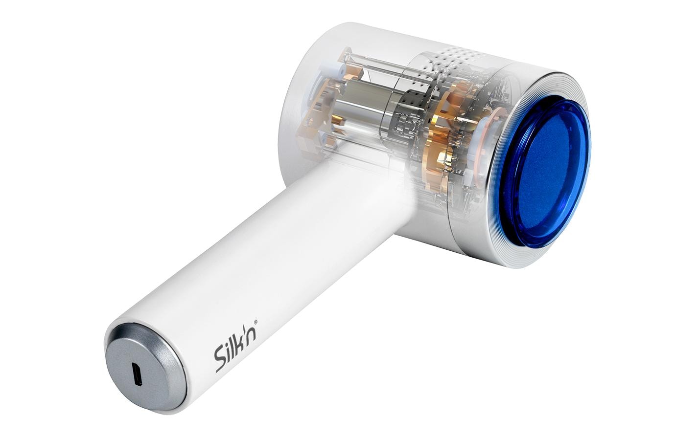 Silk'n Hornhautentferner VacuPedi – 2 Betriebsstufen, 110 min Laufzeit – 1 Stk – weiss, silber – Kunststoff
