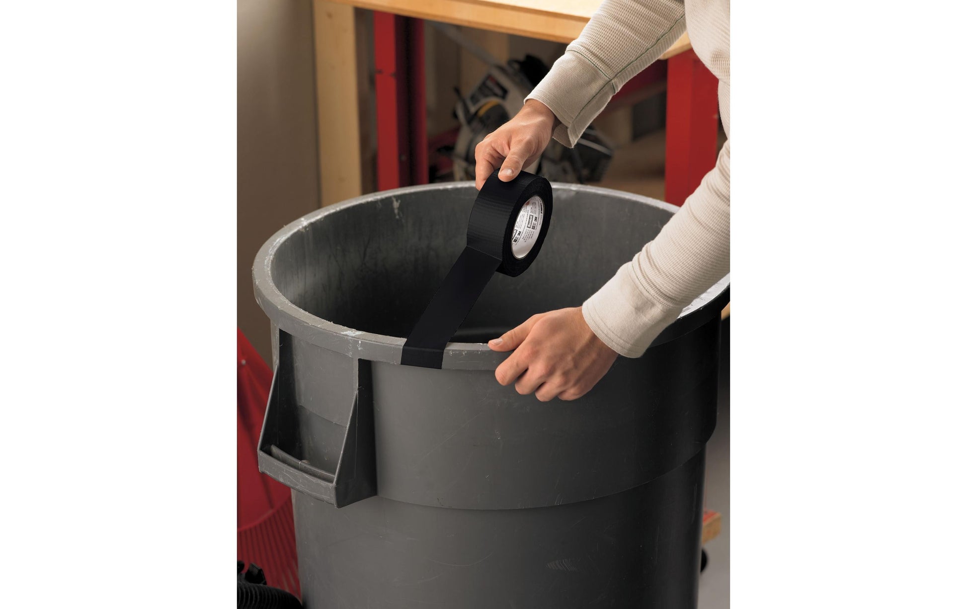 3M Scotch Universal Gewebeband – 48 mm × 50 m, schwarz, wiederablösbar