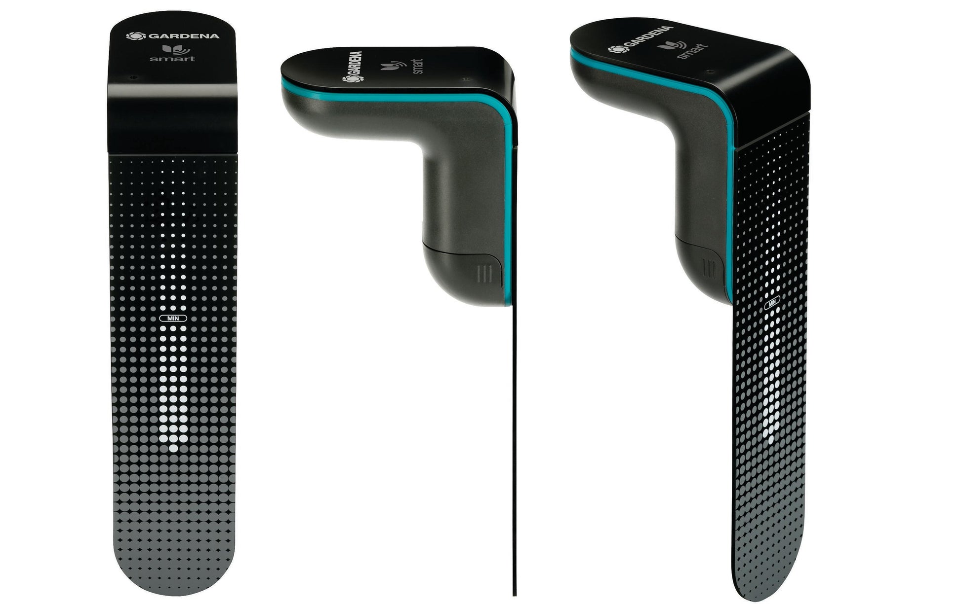 Gardena Smart Sensor – Temperatur- & Feuchtigkeitssensor, Funk – Schwarz, für GARDENA smart App