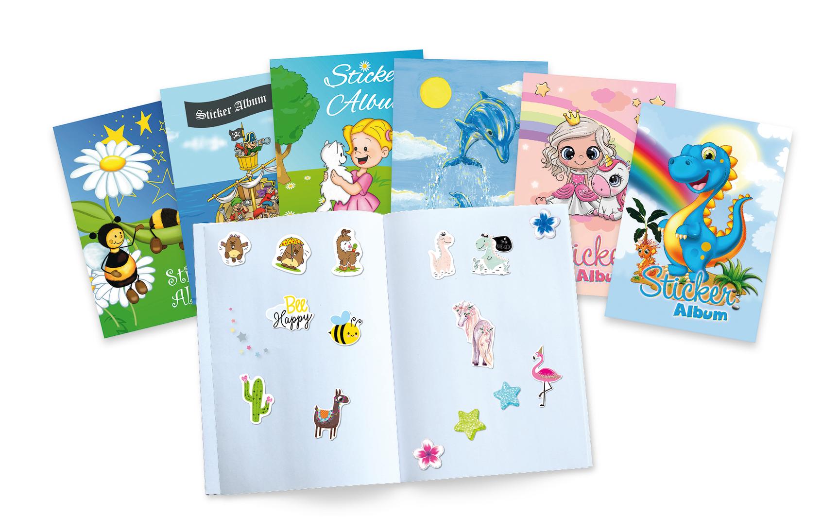 HERMA Stickeralbum Der kleine Delfin – A5, 16 Seiten, Spezialpapier