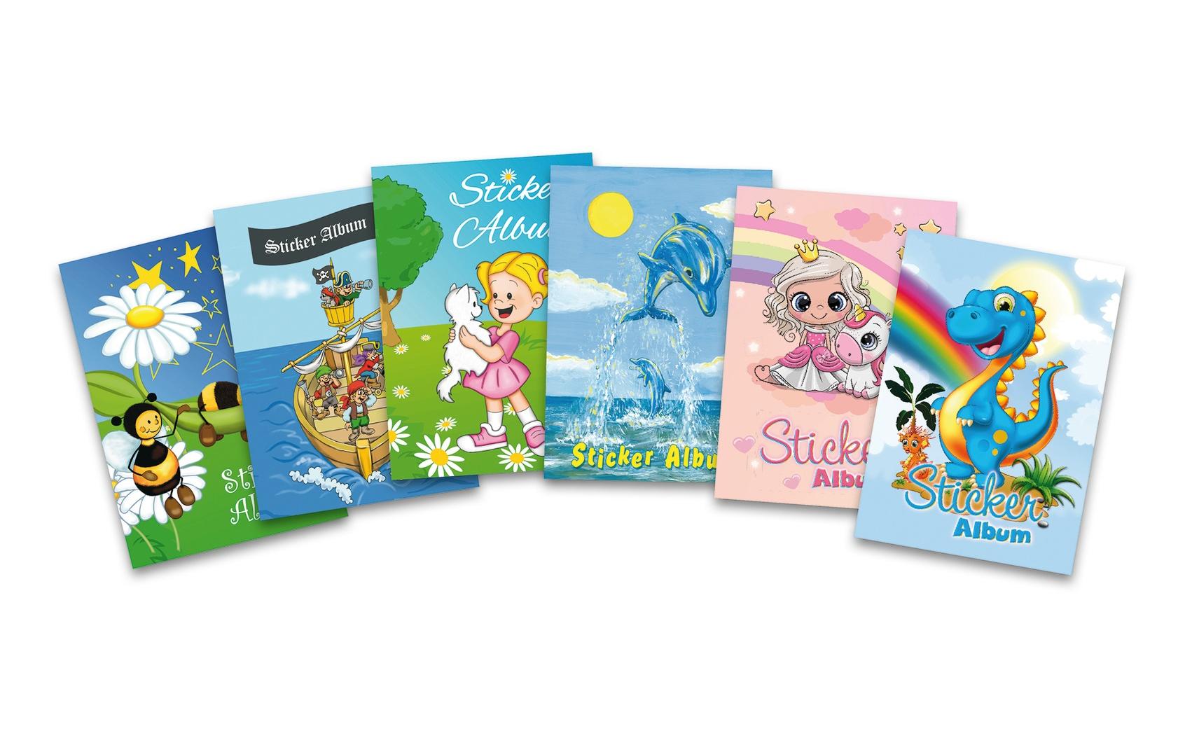 HERMA Stickeralbum Der kleine Delfin – A5, 16 Seiten, Spezialpapier