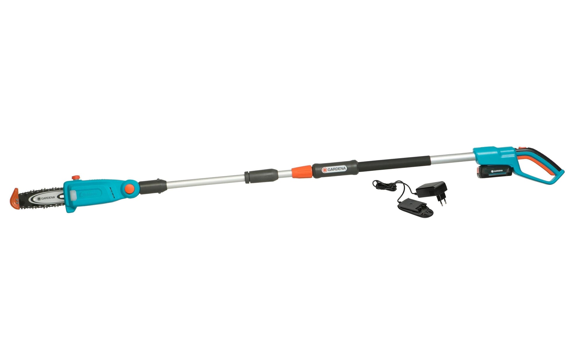 Gardena TCS 20/18V Hochentaster – 18 V – Schwertlänge 200 mm – 2,0 Ah & Ladegerät – POWER FOR ALL