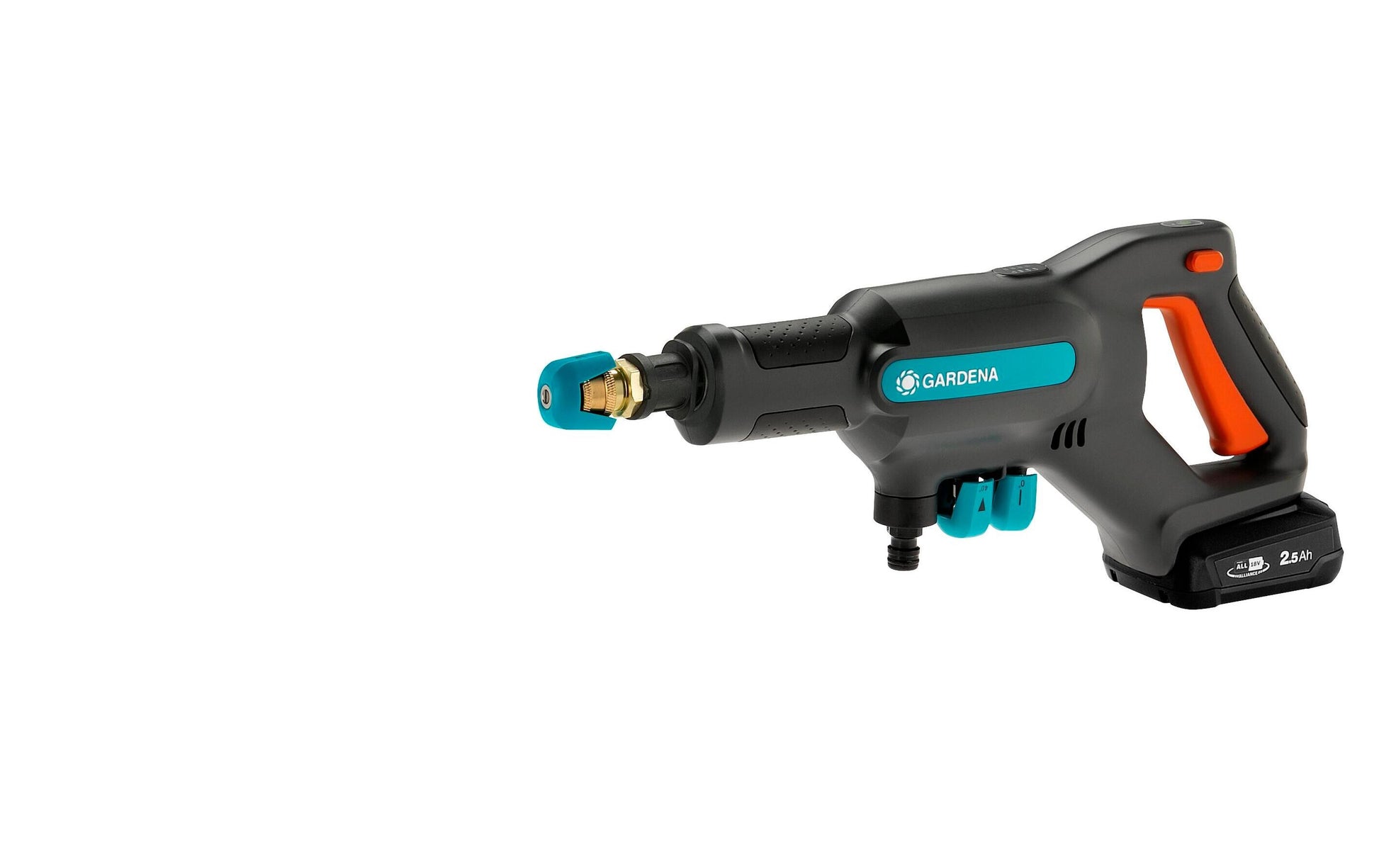 Gardena Akku-Mitteldruckreiniger AquaClean – 24 bar – 5 m Schlauch – Schwarz