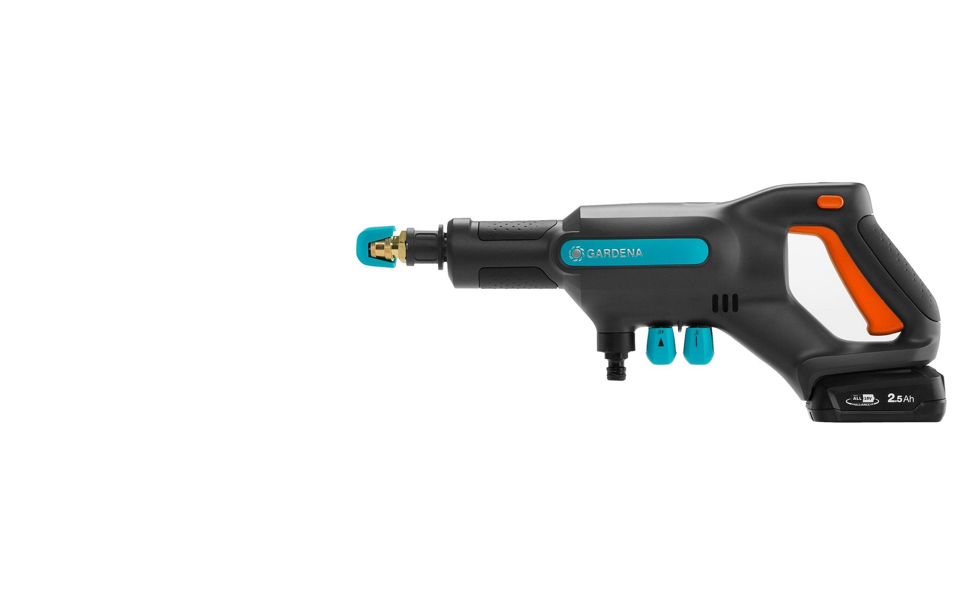 Gardena Akku-Mitteldruckreiniger AquaClean – 24 bar – 5 m Schlauch – Schwarz