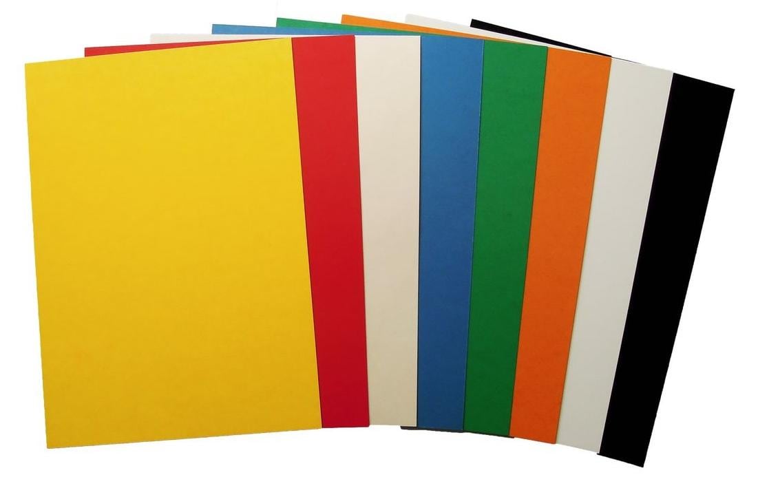 Buroline Büroline Umschlagdeckel – A4 – 385 g/m², Karton, Weiss – 100 Stk.