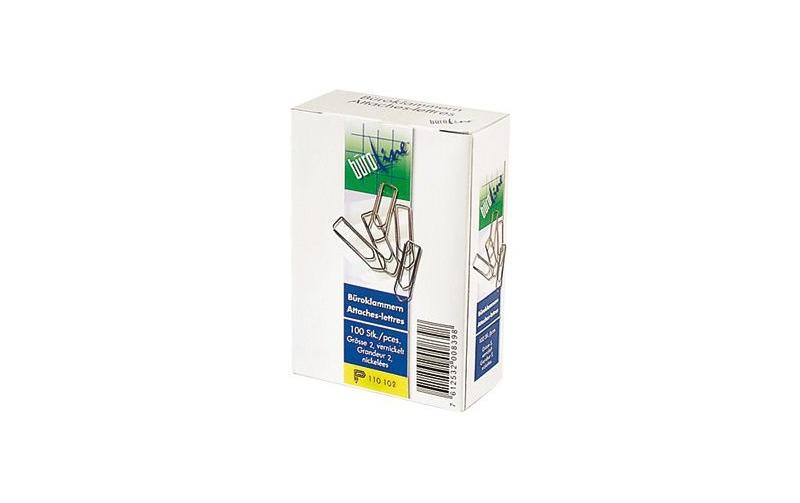 Buroline Büroline Büroklammern 43 mm – vernickelt – 1'000 Stk.