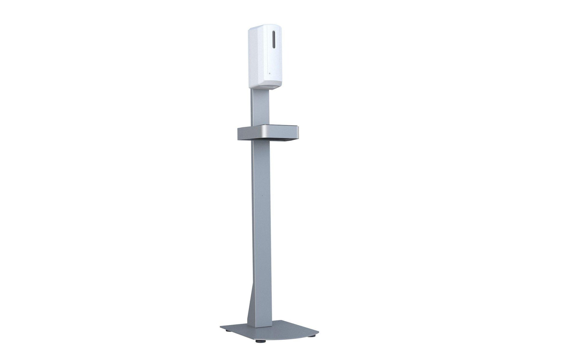 Multibrackets Automatischer Desinfektionsmittelständer – Stand – 1'000 ml, weiss, ABS
