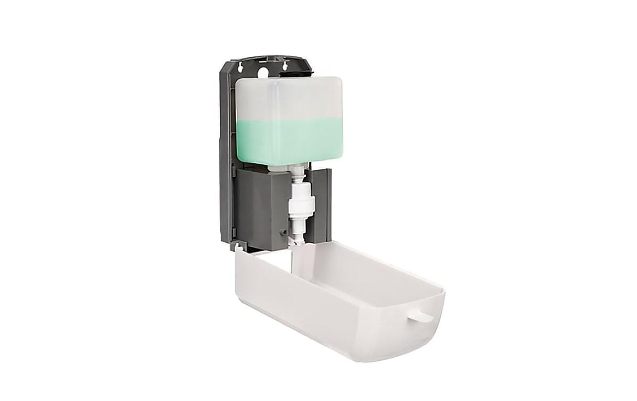 Multibrackets Automatischer Desinfektionsmittelständer – Standgerät – 1'000 ml, weiss, ABS