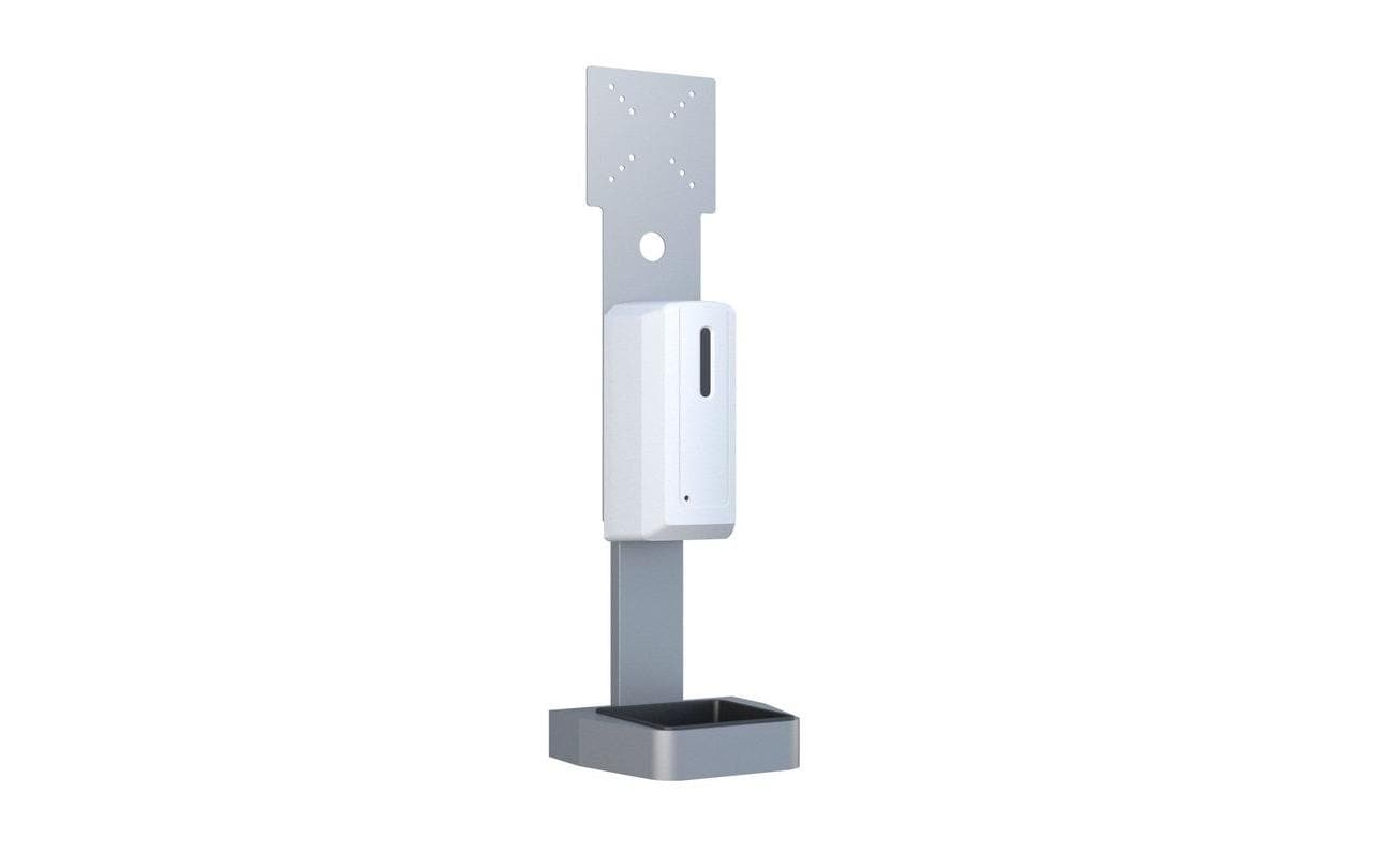 Multibrackets Automatischer Desinfektionsmittelständer – Standgerät – 1'000 ml, weiss, ABS