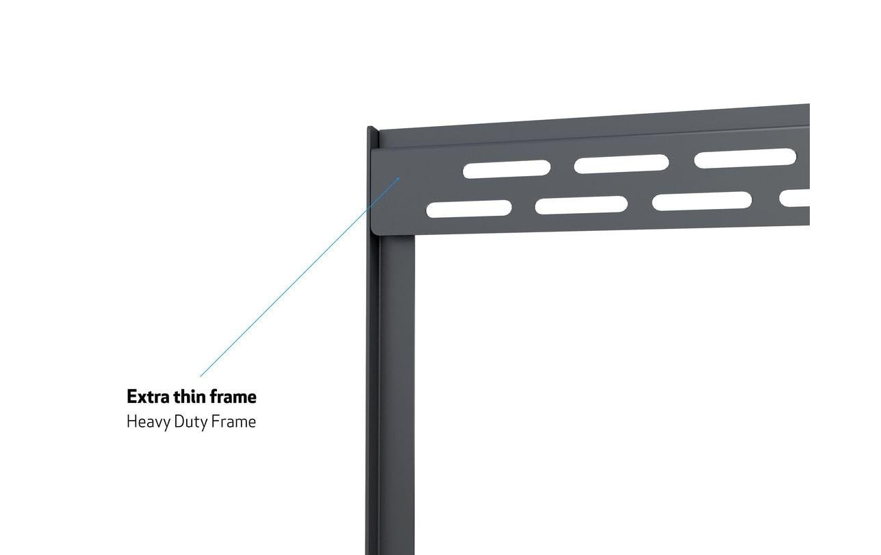 Multibrackets Wandhalterung, fix, für 88", VESA 900×600, bis 100 kg, Querformat, schwarz