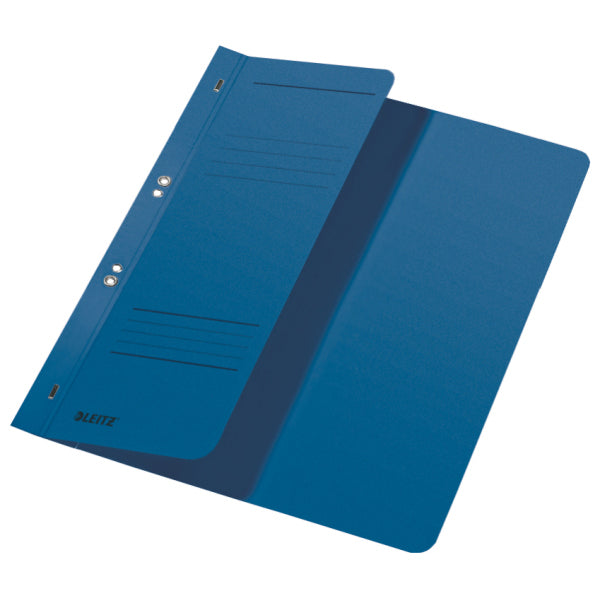 Leitz Schnellhefter – A4, Karton, blau, Beschriftungslinien, 250 g/m², 1 Stk.