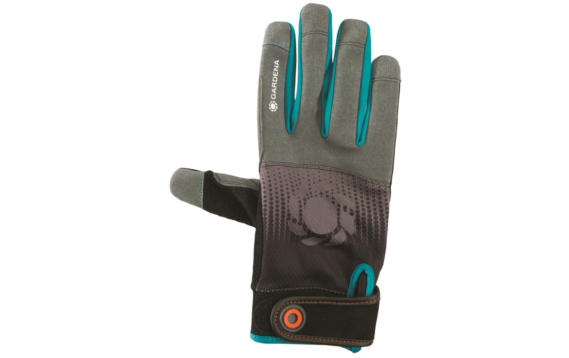 Gardena Arbeitshandschuhe – Grösse L – Nylon/PU, Gummi – Schwarz/Grau, rutschfest