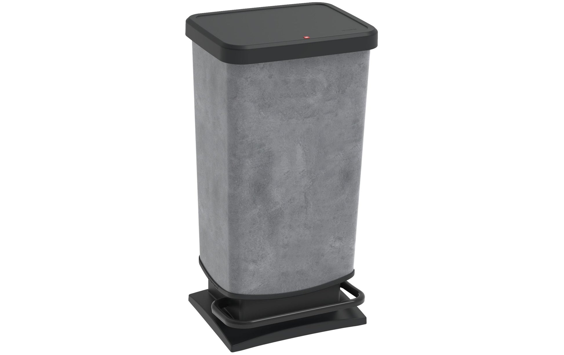 Rotho Treteimer Paso – 40 l, Beton