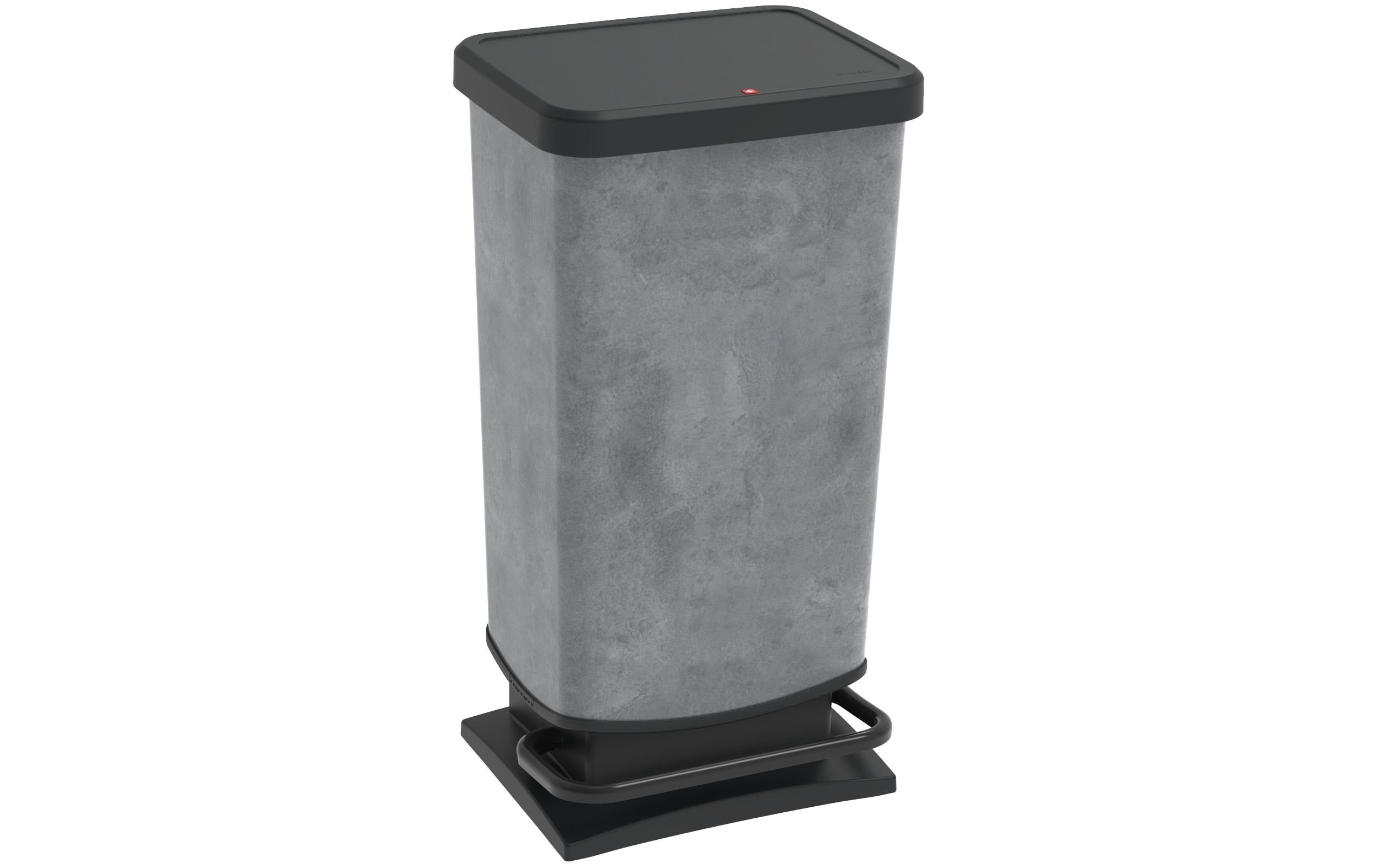 Rotho Treteimer Paso – 40 l, Beton
