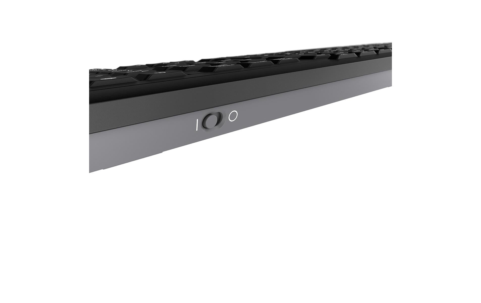 CHERRY STREAM DESKTOP 8500 – Tastatur, kabellos (2,4 GHz), CH-Layout (DE-CH), Schwarz