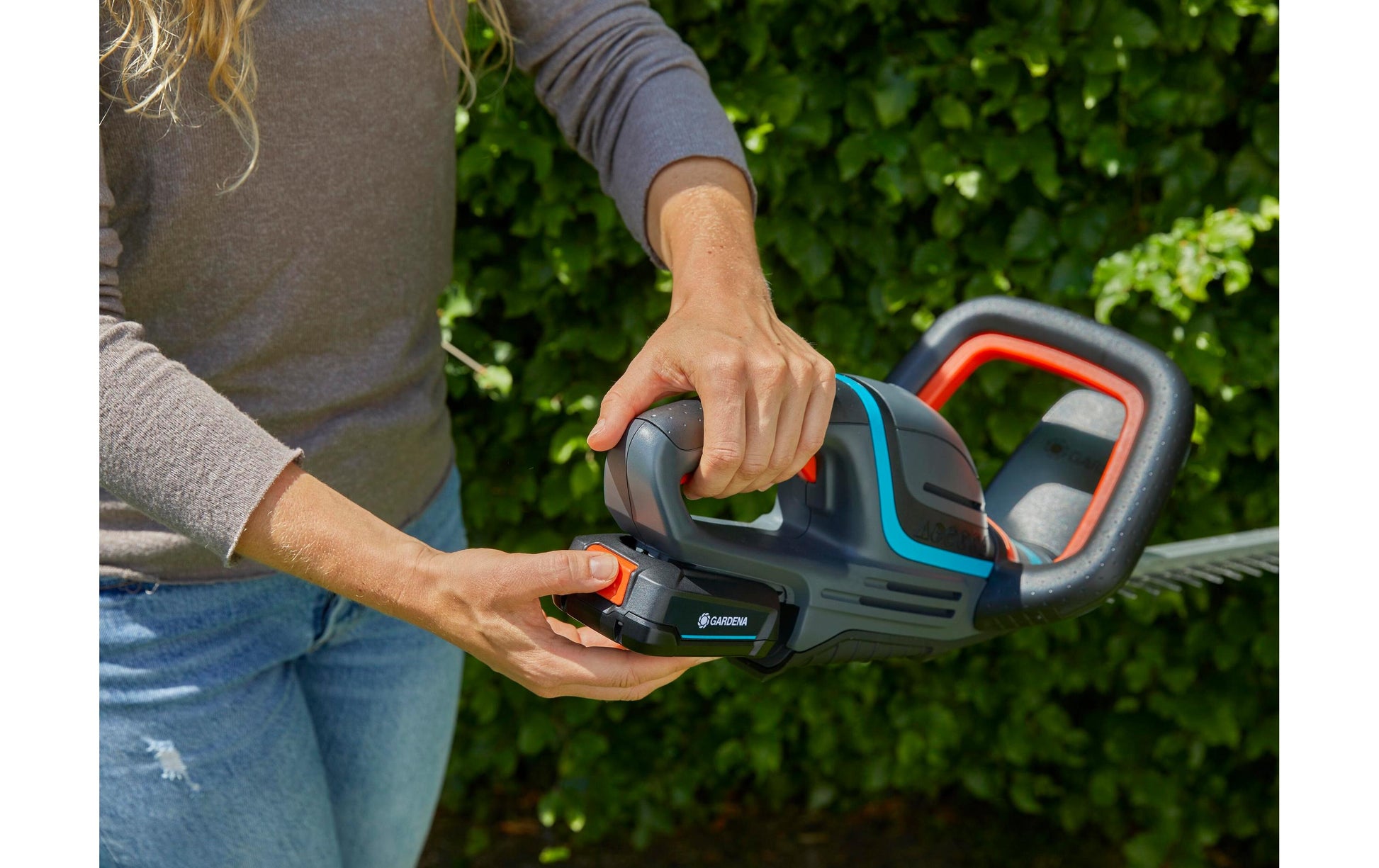 Gardena ComfortCut 60 18V-P4A Akku-Heckenschere – 18 V – Schwertlänge 600 mm – Solo – POWER FOR ALL
