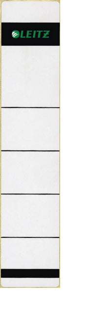 Leitz Ordnerrücken-Etiketten – 39 × 192 mm, permanent, grau, Papier, für Leitz Ordner 1050, 1060