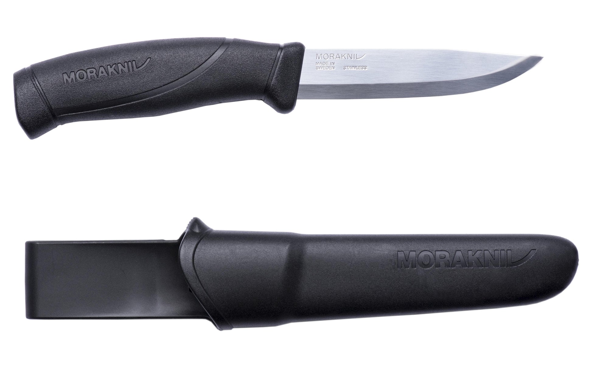 Morakniv Companion HeavyDuty (S) – Outdoormesser 104 mm, inkl. Scheide, schwarz