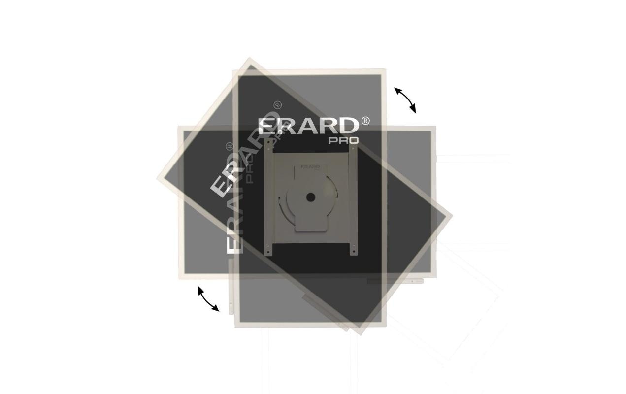 Erard EWH Flip2 – Wandhalterung, neigbar, für 50″, VESA 400×400, bis 50 kg, für Samsung Flip2, weiss