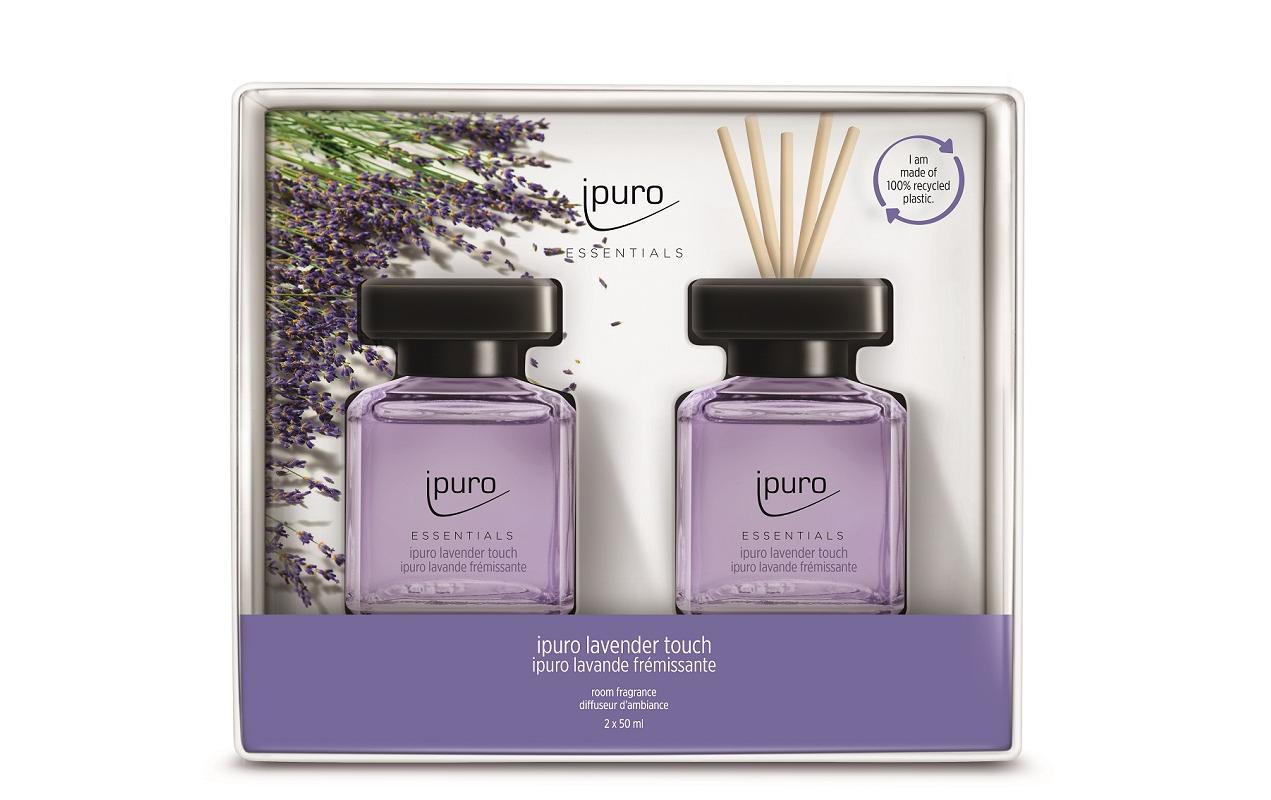 ipuro ESSENTIALS – Geschenkset, Lavendel, 2 × 50 ml