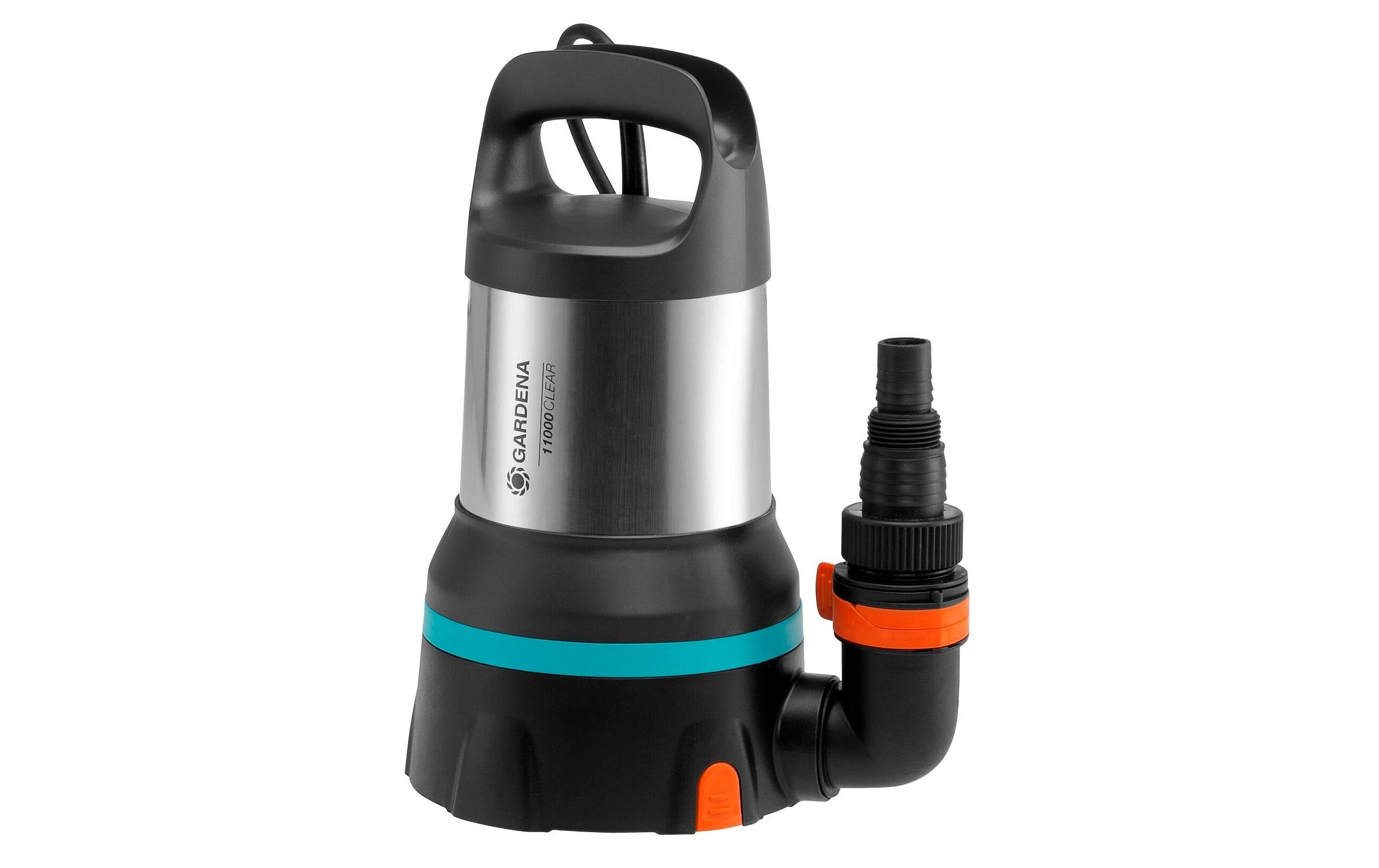 Gardena Klarwasser-Pumpe 11000 Aquasensor – Wasserpumpe, 230 V, 450 W, 11000 l/h, Förderhöhe 7 m